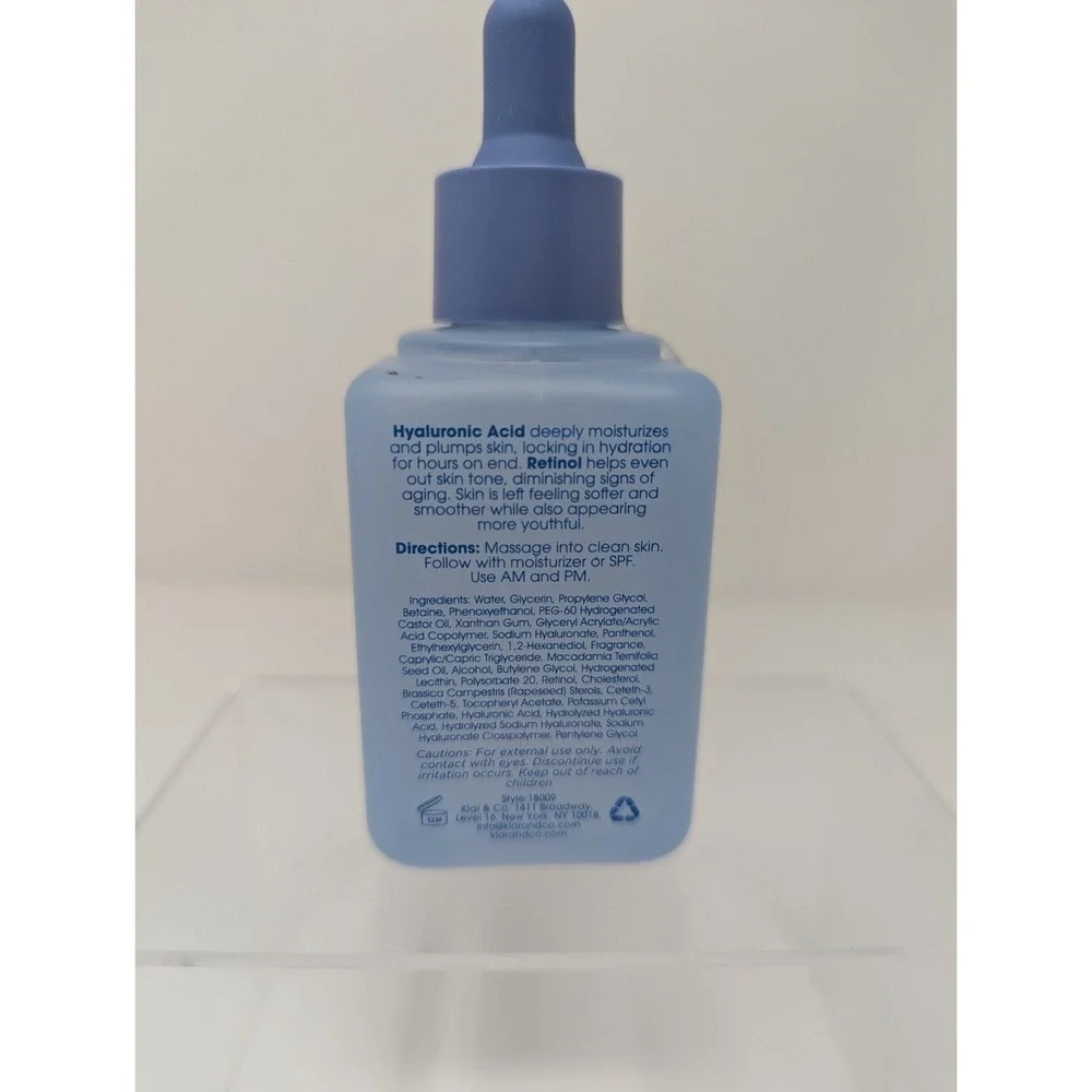 Korean‎ Glow Elixir Hyaluronic & Retinol Anti-Aging Facial Serum 2.02 FL.OZ NEW